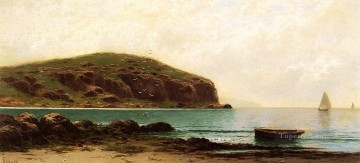 Alfred Thompson Bricher Painting - Vista costera junto a la playa Alfred Thompson Bricher